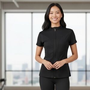 Capo Women's Black Short Sleeve Cycling Jersey